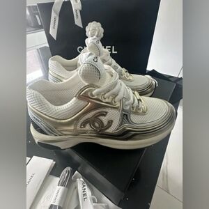 Chanel CC Logo Sneakers